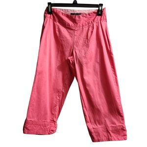 Goodclothes Cropped Pants Wide Leg Capri‎ Pink Cotton Blend Petite 4P